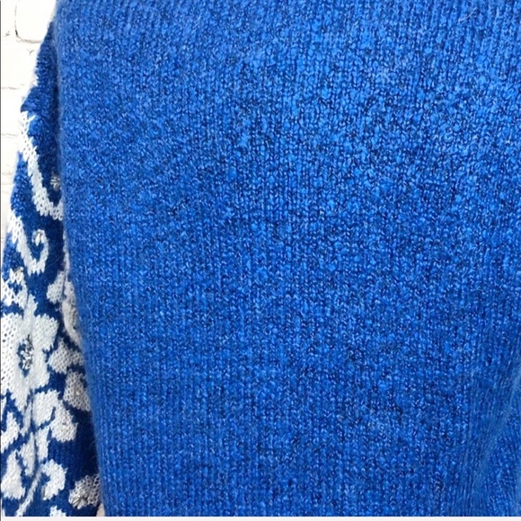 ASOS / embellished knit blue sweater - Picture 3 of 3